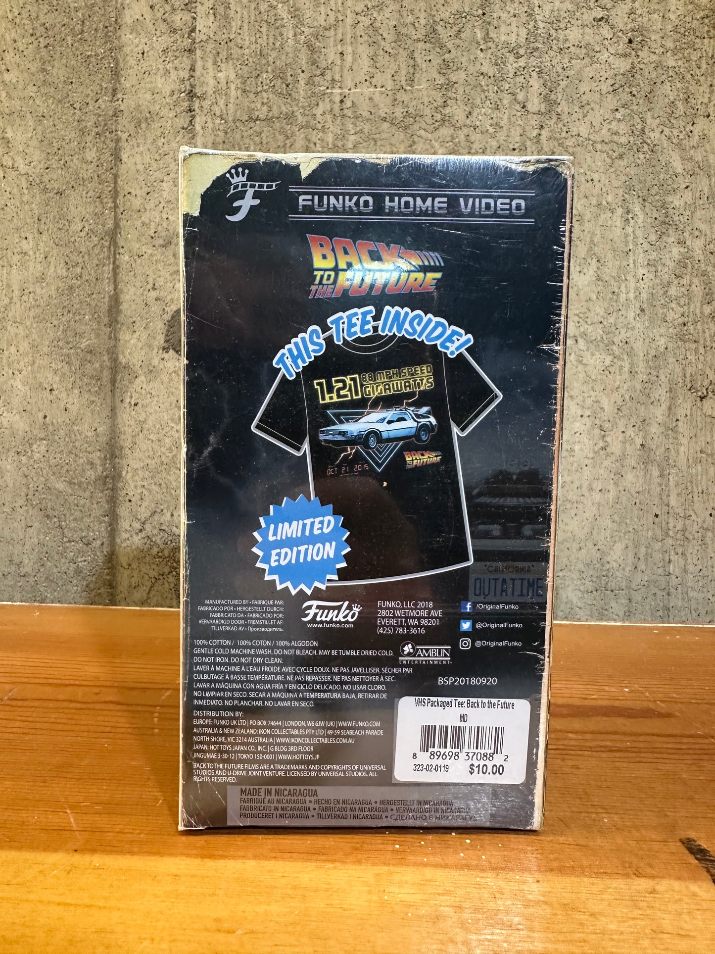 Funko Back to the Future M T-Shirt Sealed