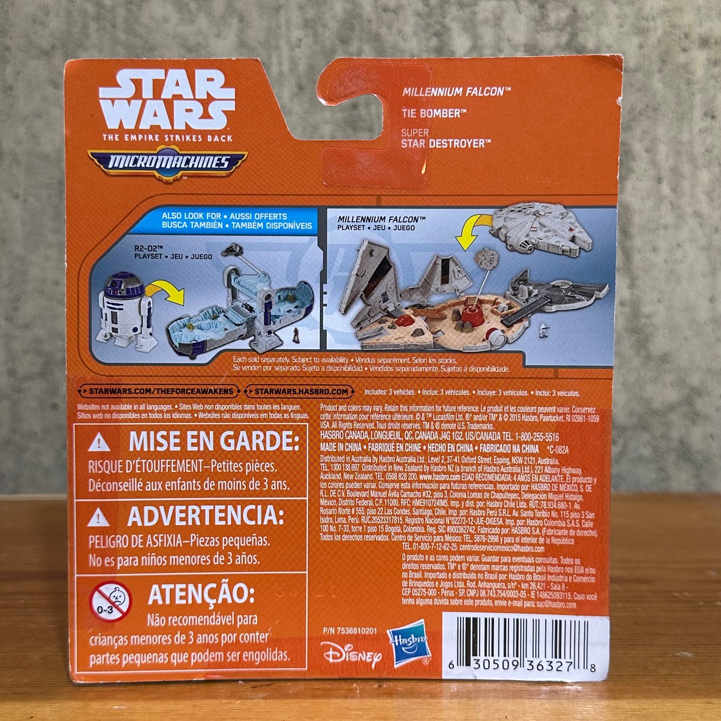 Star Wars Micro Machines SPACE ESCAPE 3 pack Hasbro 2015