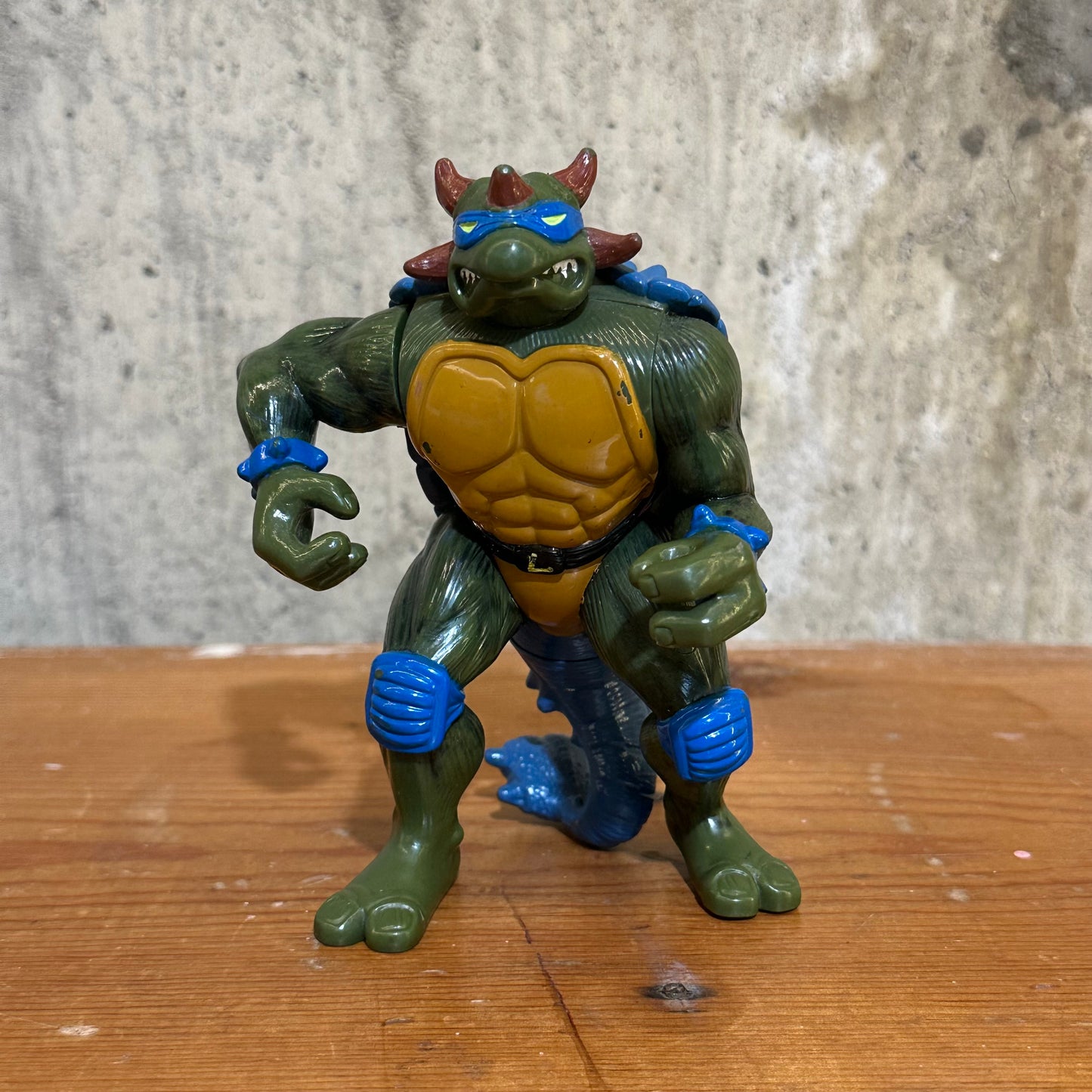 Ankyl Leo 1997 Dino TMNT incomplete with wear Ninja Turtles figure