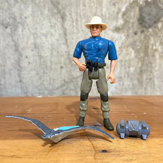 Dr. Alan Grant Jurassic Park incomplete Kenner Action Figure 90’s