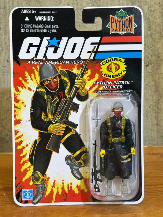 G.I. Joe 25th Anniversary Cobra Python Patrol Officer Action Figure 2007 Hasbro