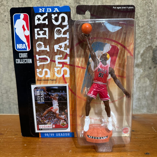 Dennis Rodman Mattel NBA Bulls Action Figure Toy Sealed 98/99 Season