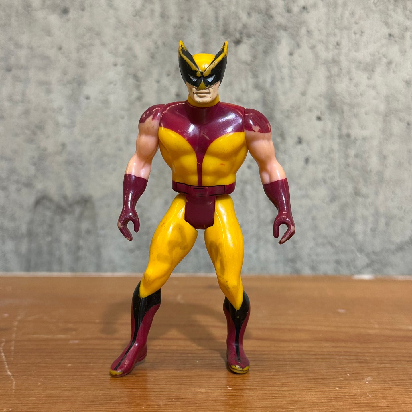 Worn Wolverine Marvel Secret Wars Incomplete 4” Action Figure Toy 1984