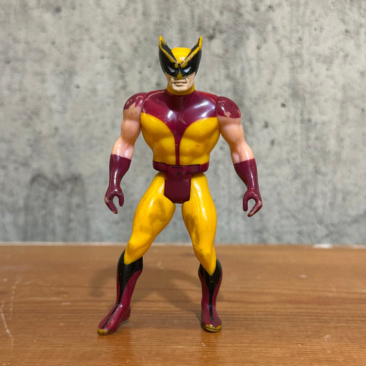 Worn Wolverine Marvel Secret Wars Incomplete 4” Action Figure Toy 1984
