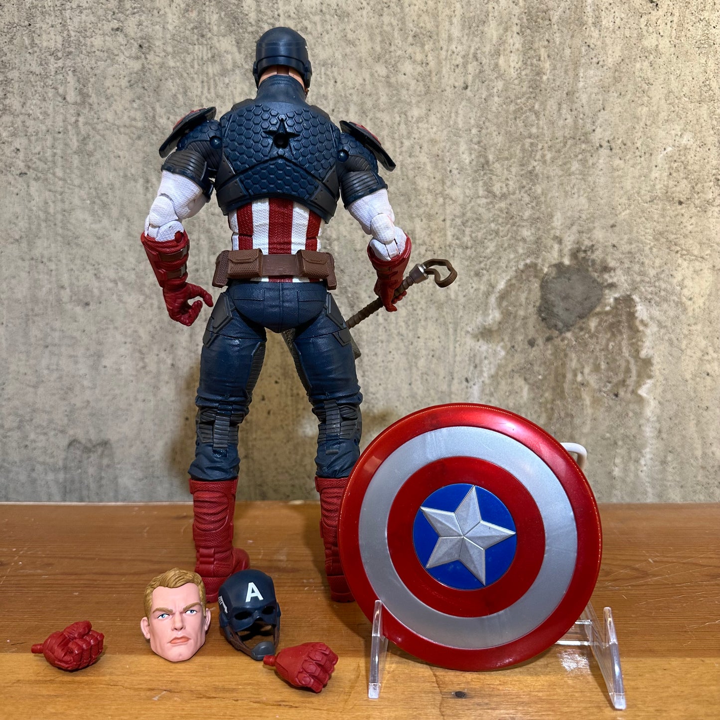 Captain America Marvel Legends 12” Complete Action Figure Toy