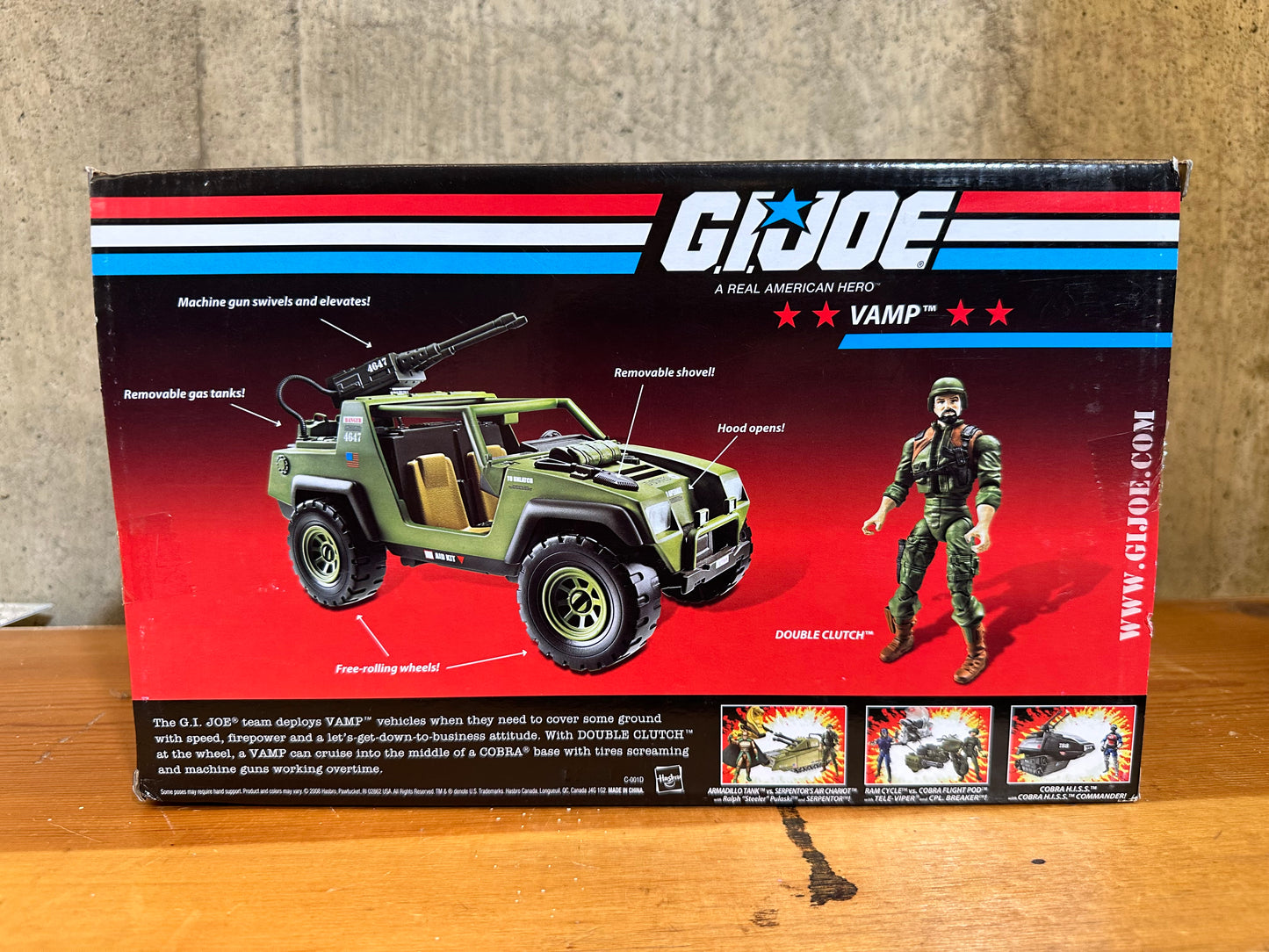 VAMP GI Joe 25th Anniversary Clutch Set 2008 - NEW Sealed Box