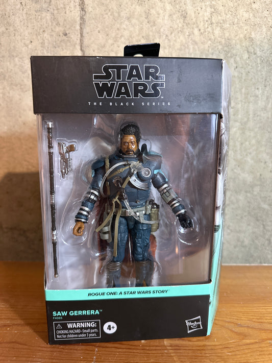 Star Wars Black Series Saw Gerrera Sealed 6” Action Figure Toy Rogue One