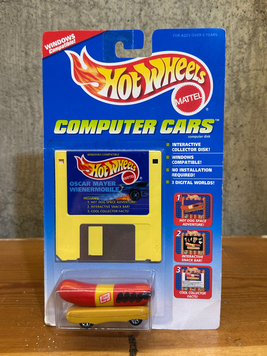Weinermobile Hot Wheels Computer Cars MoC 1996 Sealed Vintage Car Toy