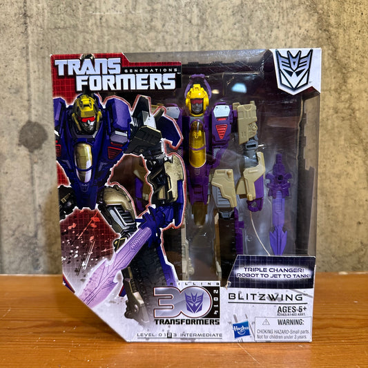 Blitzwing Transformers Generations Thrilling 30 Voyager NEW 2014 Open Box