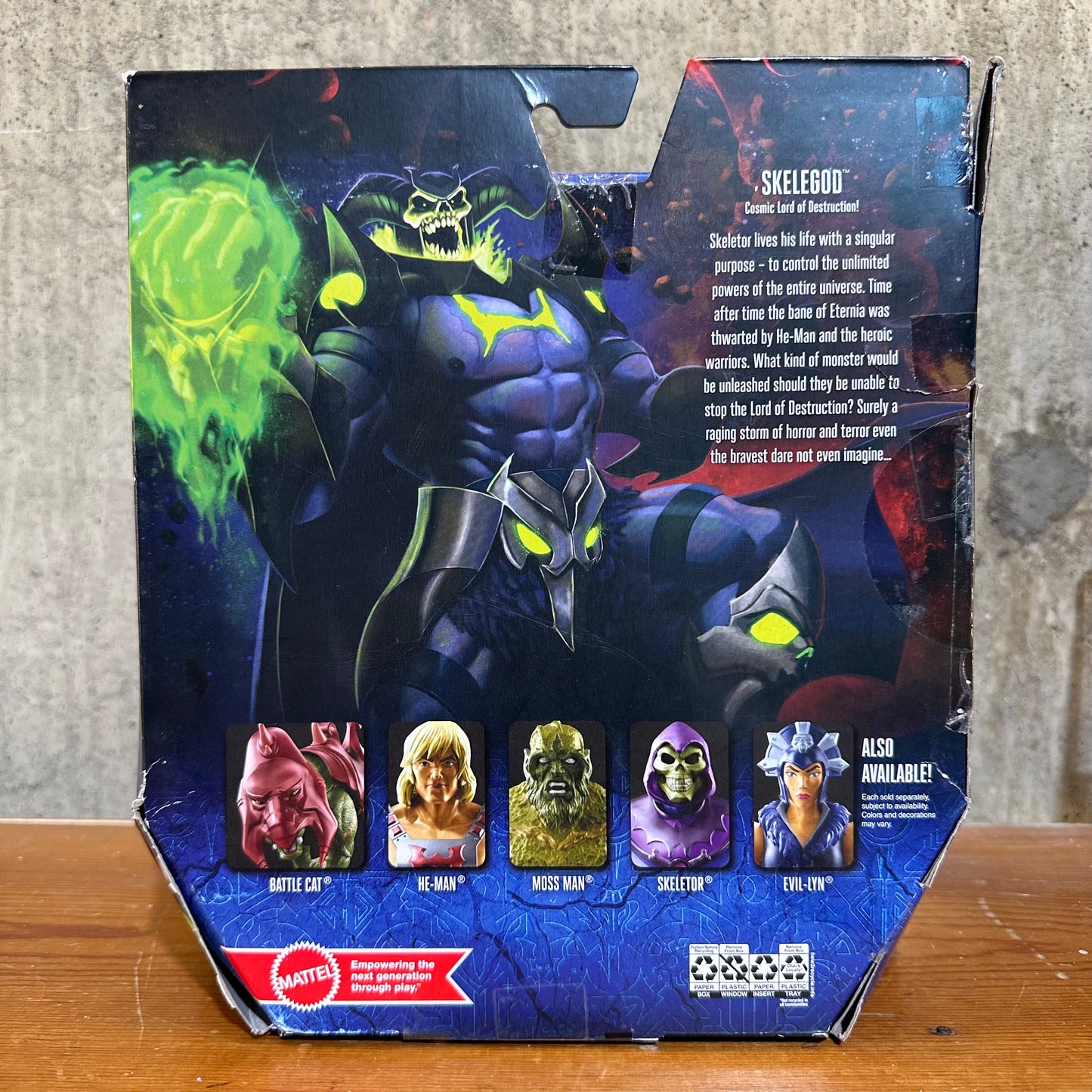 Skelegod MOTU Revelation He-man Sealed Damaged Box 7” Action Figure Toy Netflix