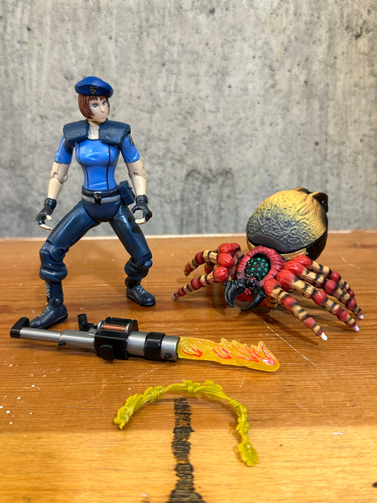Jill Valentine Toy Biz Resident Evil Marvel Capcom Complete Action Figure Toy Webspinner