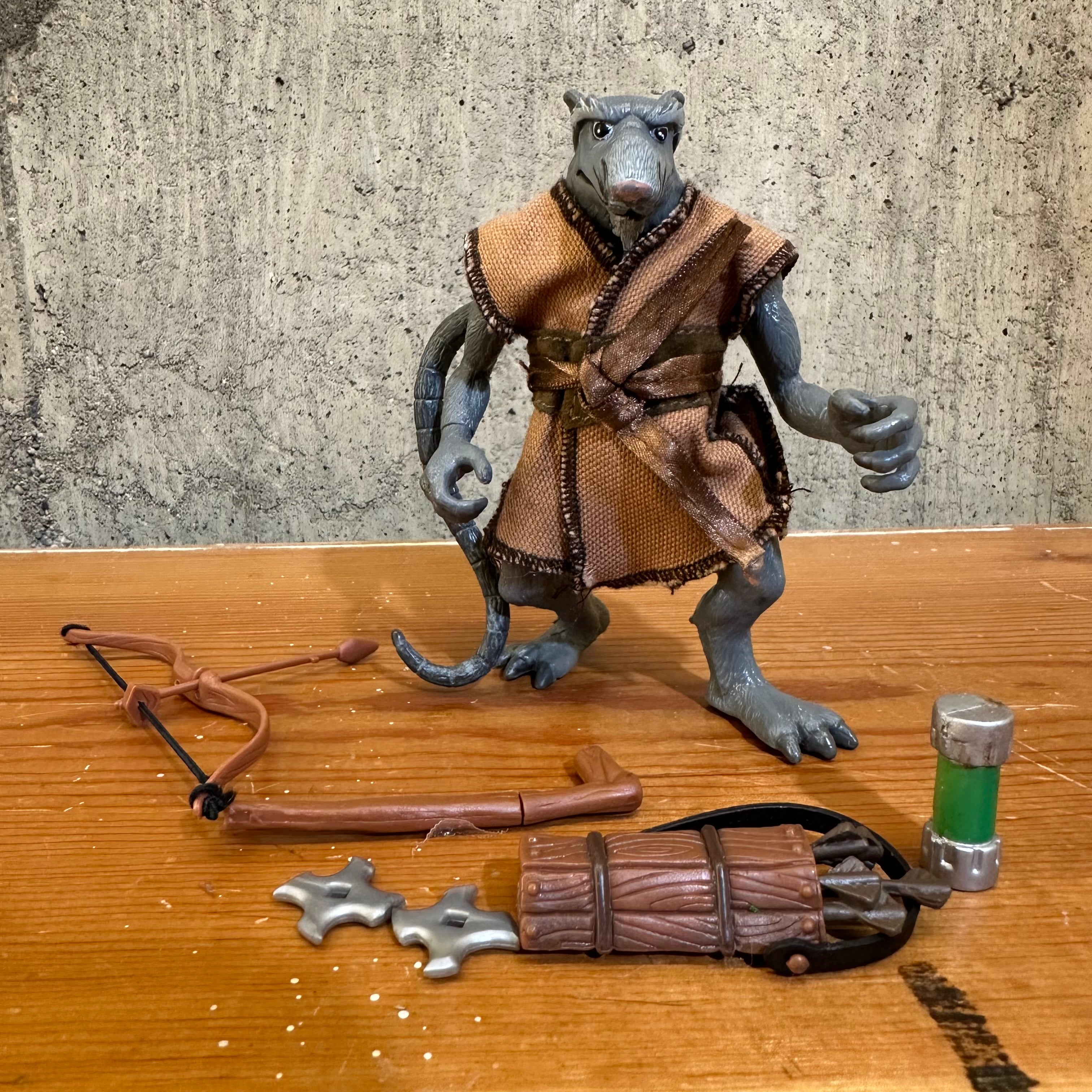 Togs Splinter Splinter 2002 TMNT Complete 5” Action Figure Toy Ninja Turtles – Mike's ...