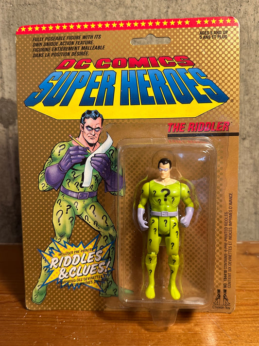 The Riddler DC Superheroes DC Comics Toy Biz 4” Action Figure MOC 1989