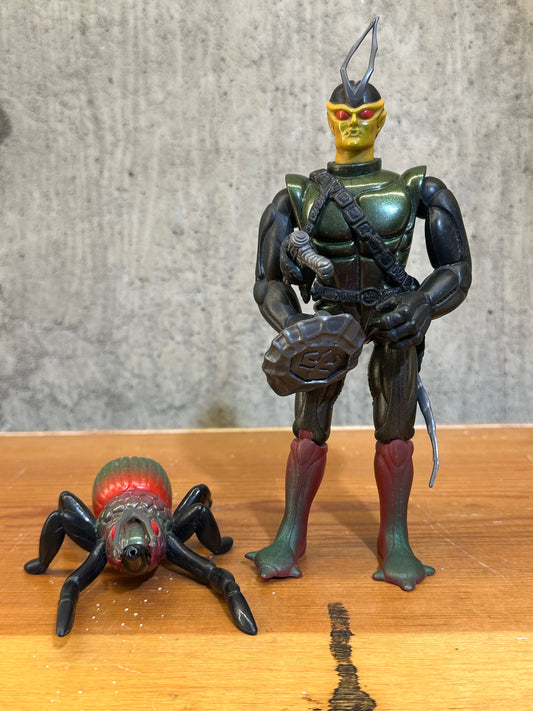 Sectaurs Skito & Toxcid complete Vintage 80’s Action Figure Toy