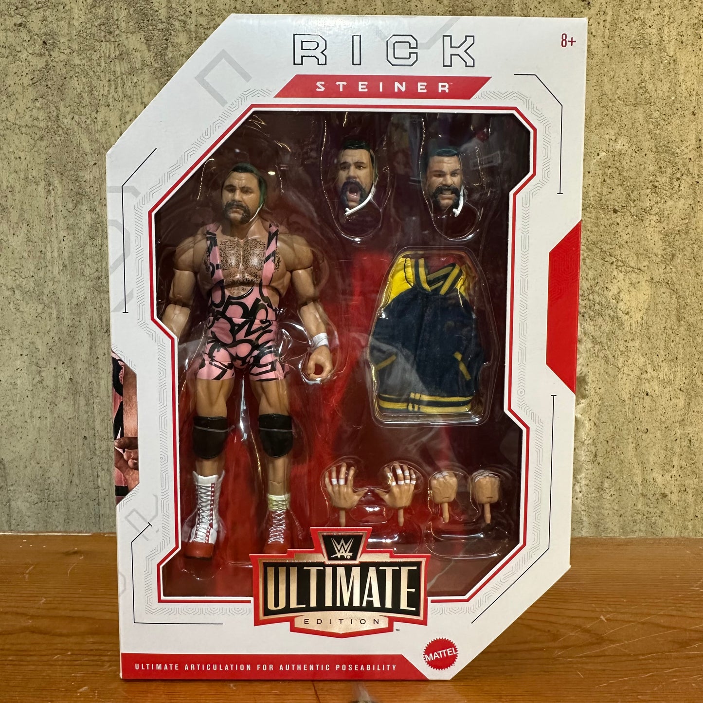 Rick Steiner WWE Mattel Ultimate Edition  Ringside Exclusive Action Figure WCW WWF Sealed