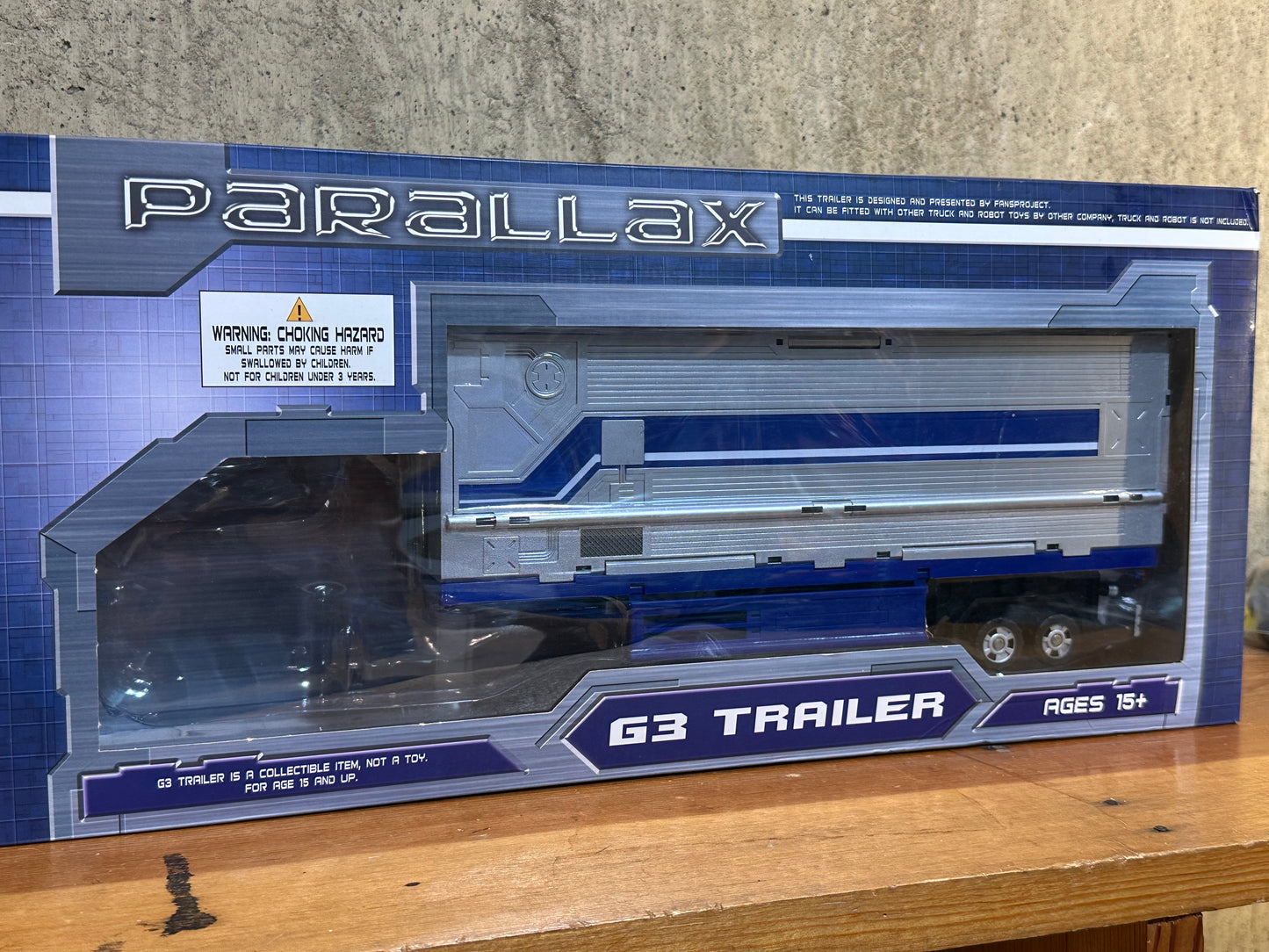 Transformers Fans Project Parallax TFX-02 G3 Trailer Open Box Unused