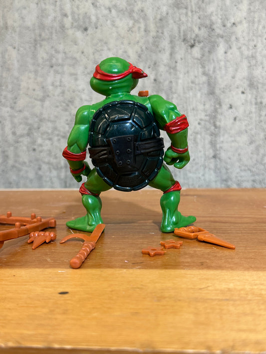 Raphael TMNT Hard Head 1988 Complete Vintage Ninja Turtles Action Figure Toy