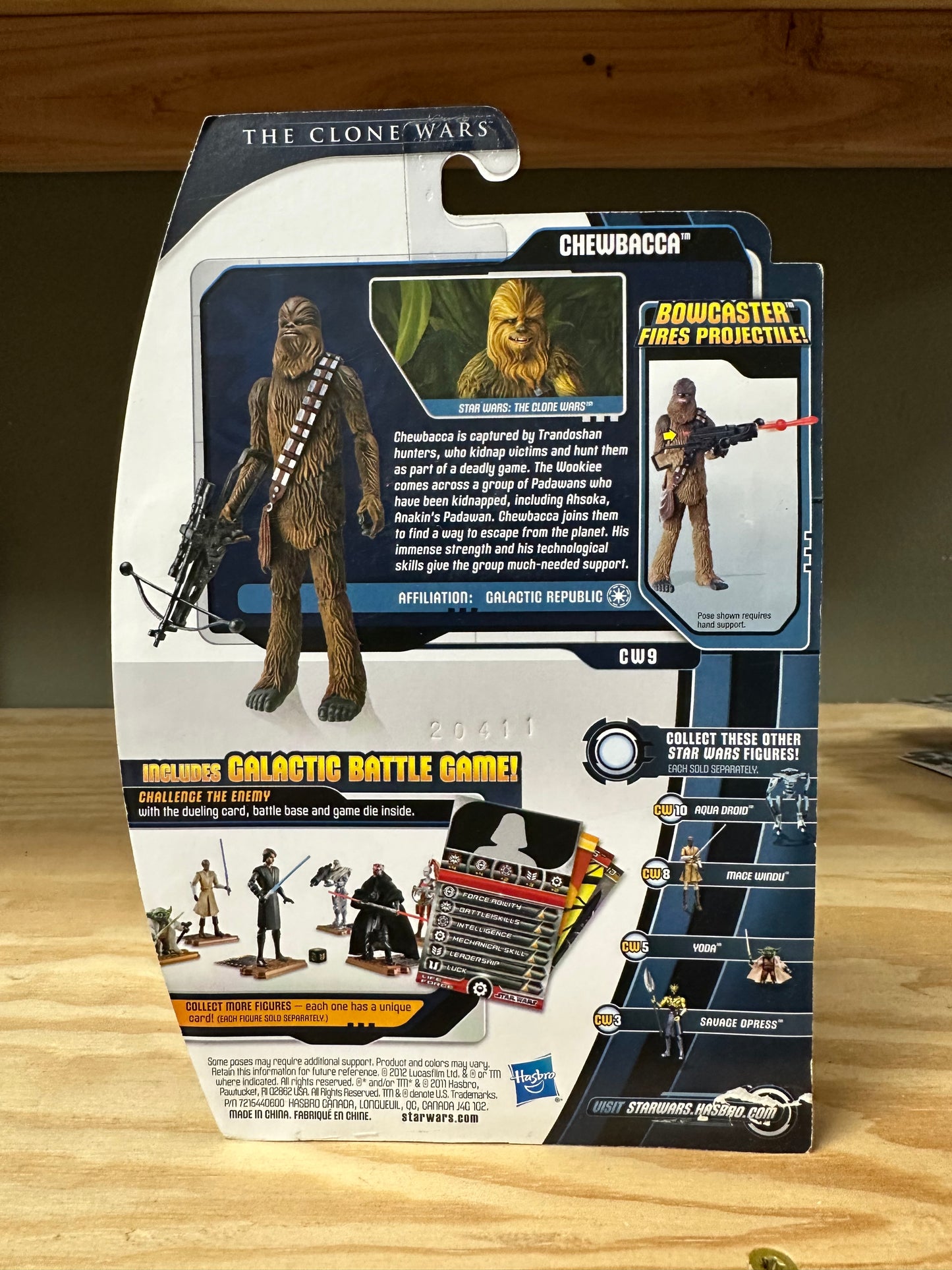 Star Wars Clone Wars Chewbacca Sealed Action Figure Toy