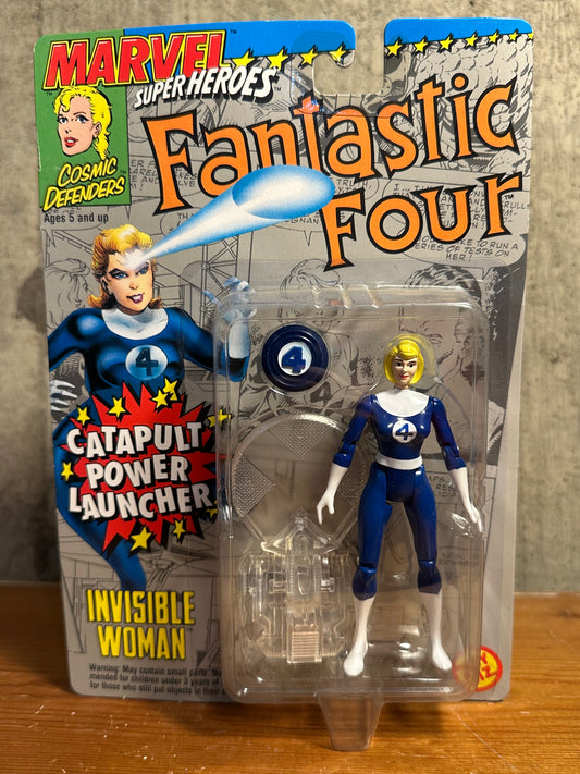 Invisible Woman Marvel Toy Biz 4” Action Figure 1993 MOC Fantastic Four