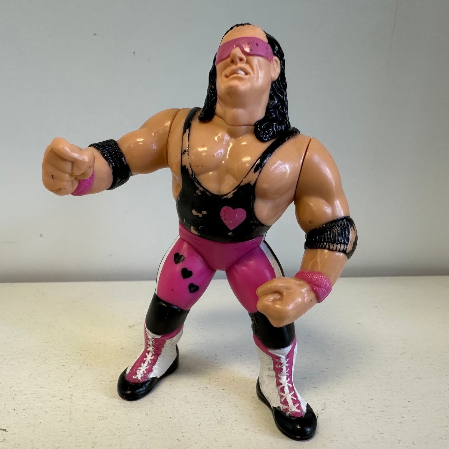 WWF Hasbro Brett Hart Wrestling Action Figure Toy WWE