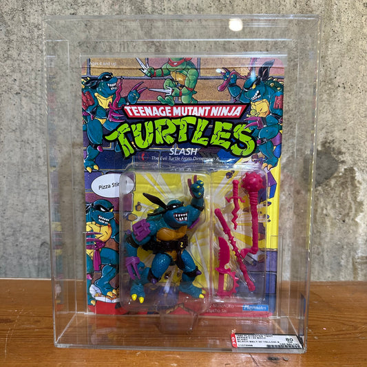 Slash 1990 TMNT MOC AFA Graded 80 Ninja Turtles Series 2