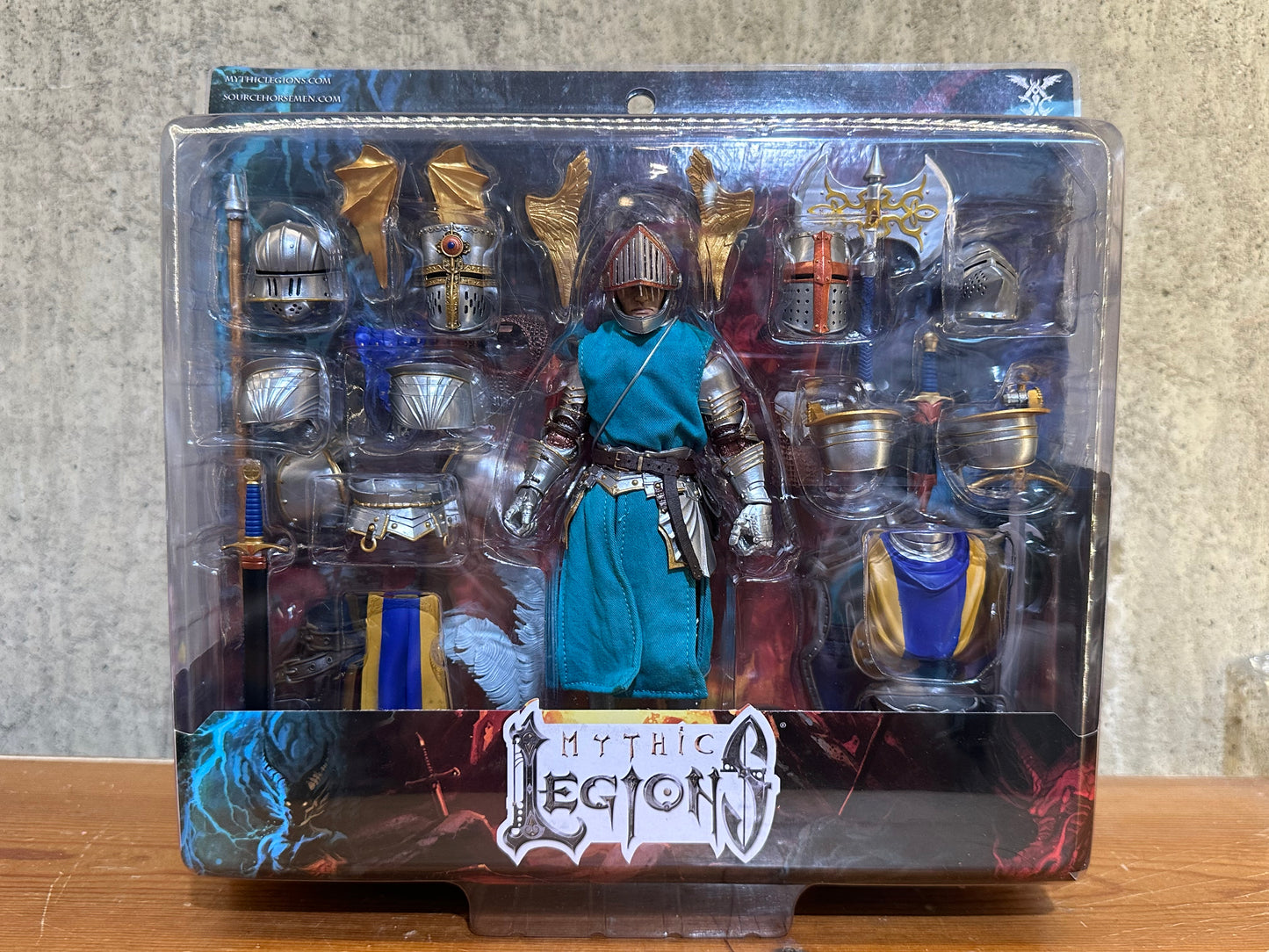 The Blue Shield Mythic Legions Ashes of Agbendor Four Horseman figure