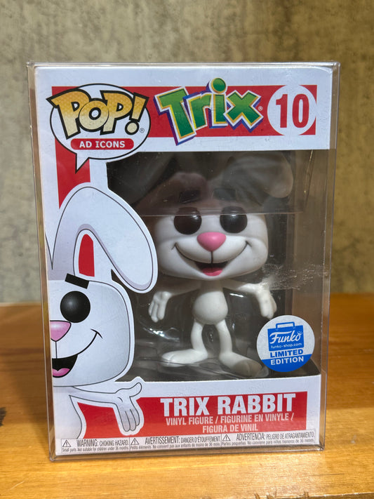 Funko Pop! Trix Rabbit #10 W/soft Protector New Cereal Ad Icons LE Fruity Grail
