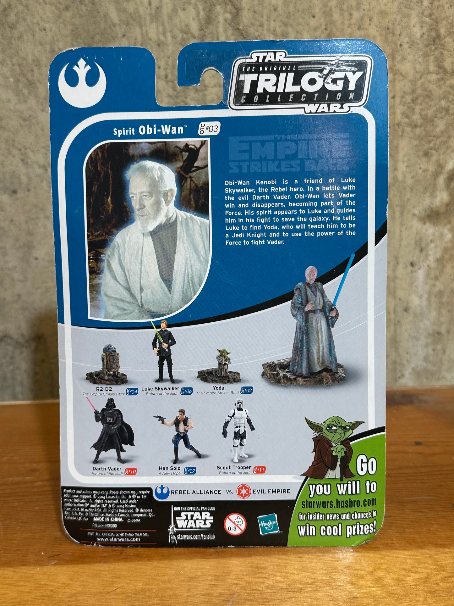 Star Wars Trilogy Collection Spirit Obi Wan 3.75” Action Figure Toy