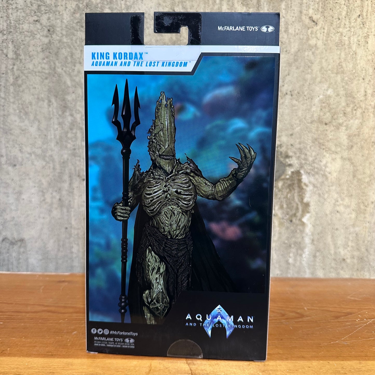 KING KORDAX  AQUAMAN AND THE LOST KINGDOM  McFarlane DC Comics Multiverse