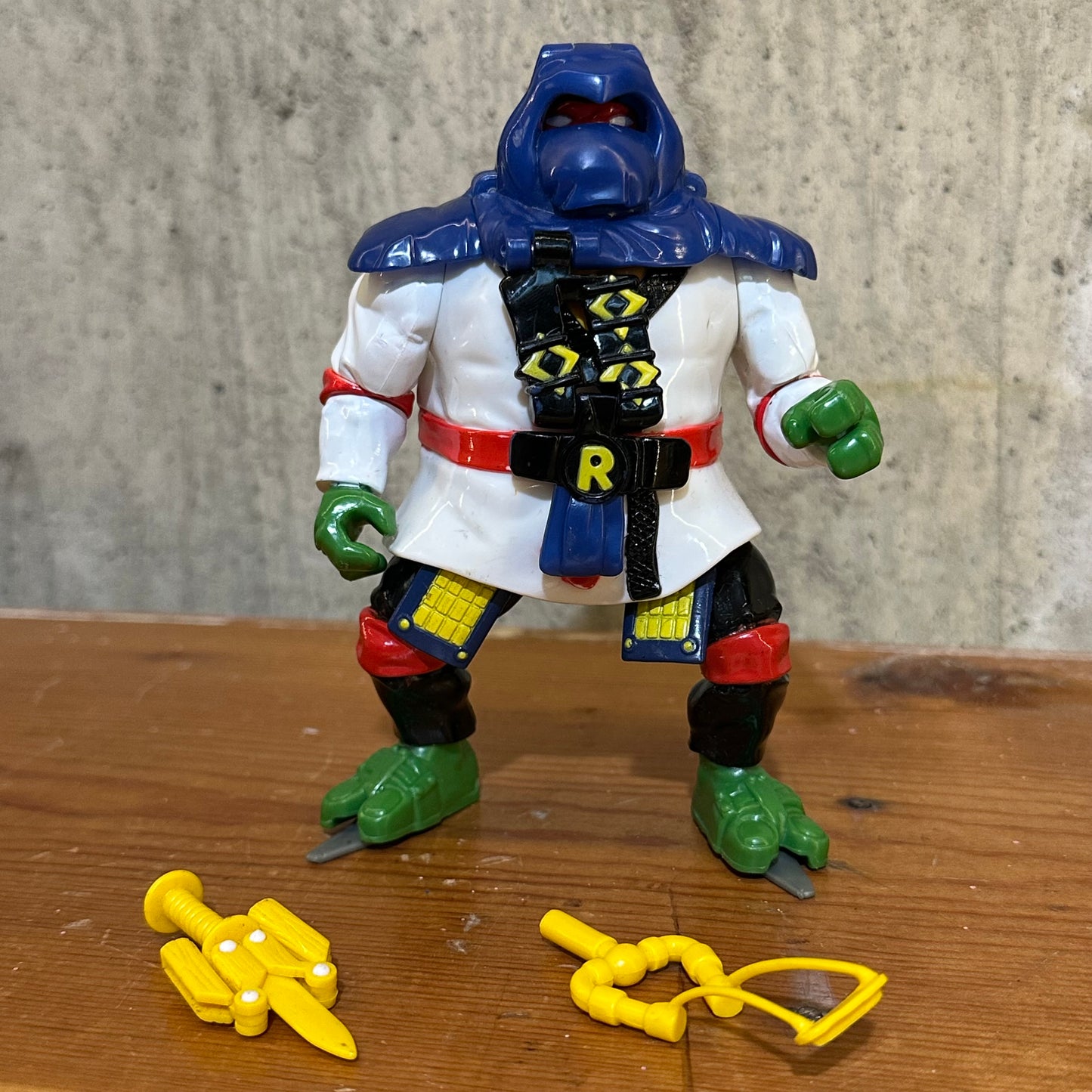 Night Ninja Raphael TMNT Auto Mutations incomplete vintage action figure Toy 1993
