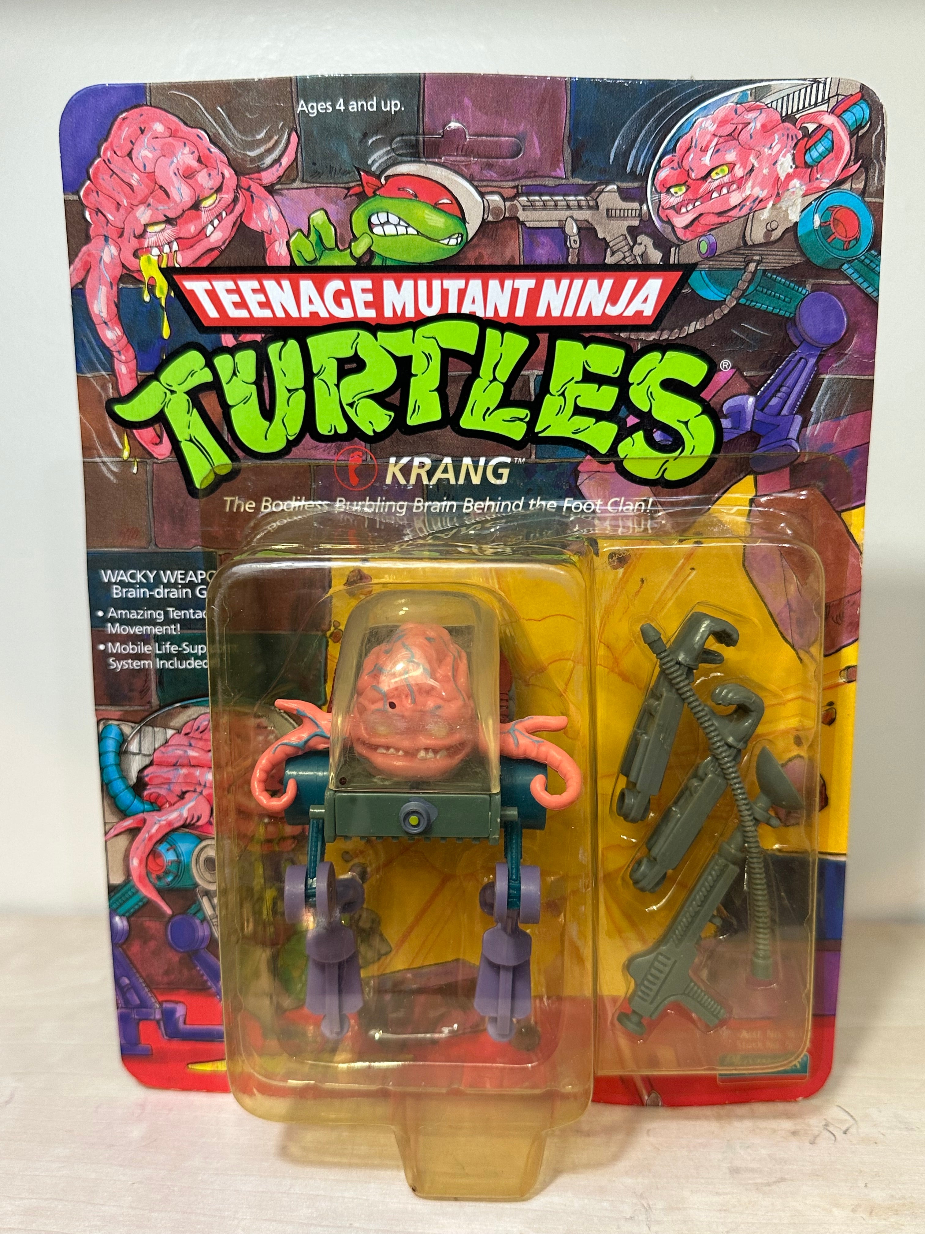 1989 TMNT Krang MOC Vintage Action Figure Toy – Mike's Vintage Toys