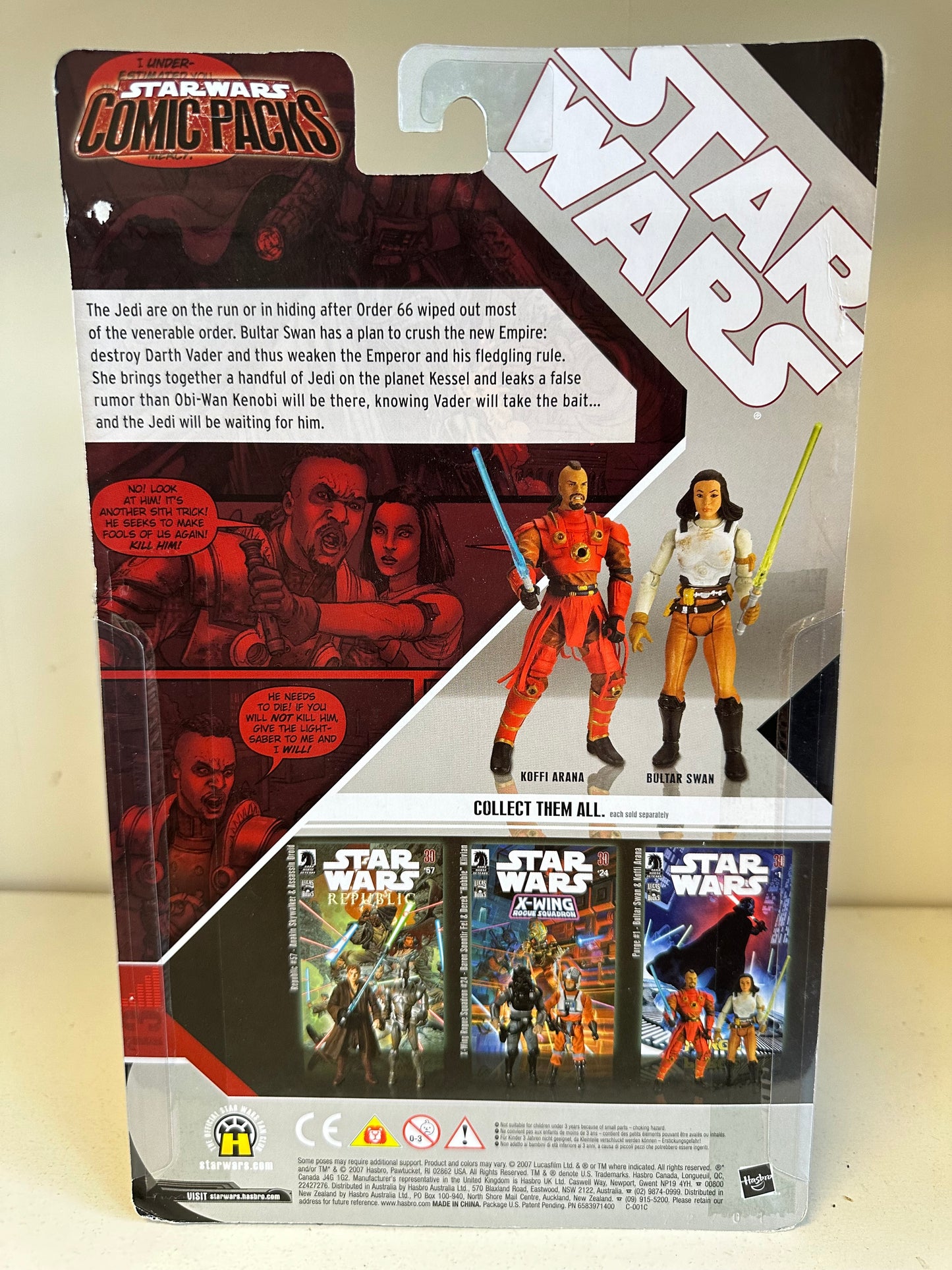 Star Wars Comic Packs Purge #1 Koffi Bultar Swan Comic Book 2 Pack Sealed