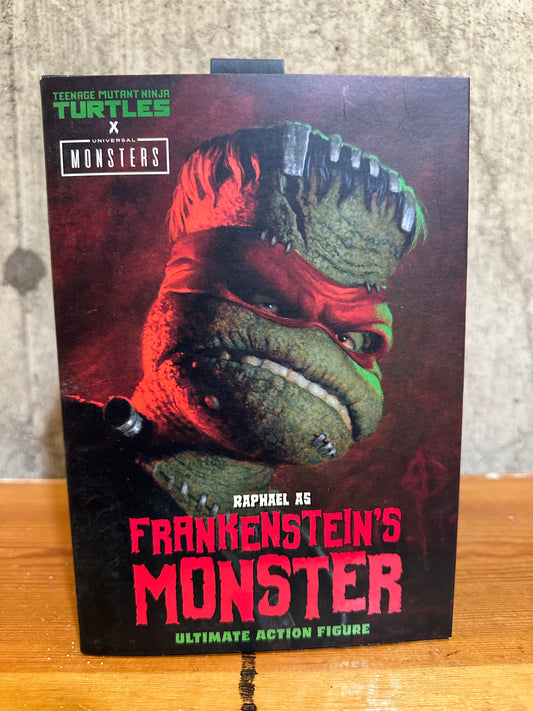 NECA Teenage Mutant Ninja Turtles Universal Monsters Raphael as Frankenstein NIB TMNT