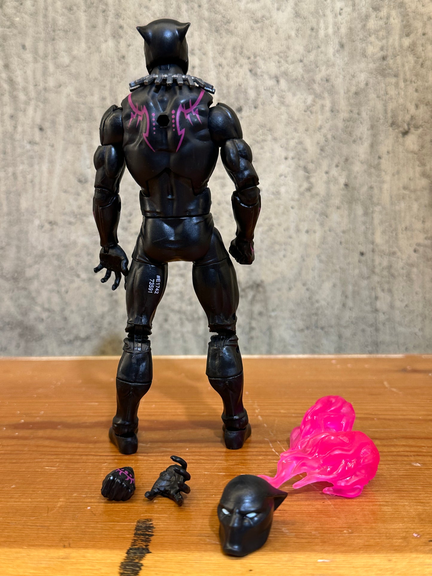 Marvel Legends Black Panther Vibranium Suit Walmart Exclusive Loose 6” Action Figure Toy Complete