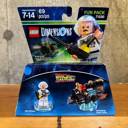 Lego 71230 Dimensions Back to the Future Doc Brown Time Traveling Train Sealed Box