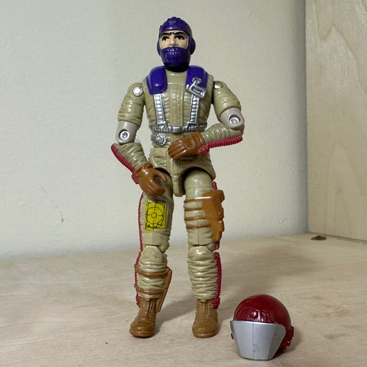 1987 Gyro Viper Cobra Mamba Pilot Complete Vintage Action Figure Toy