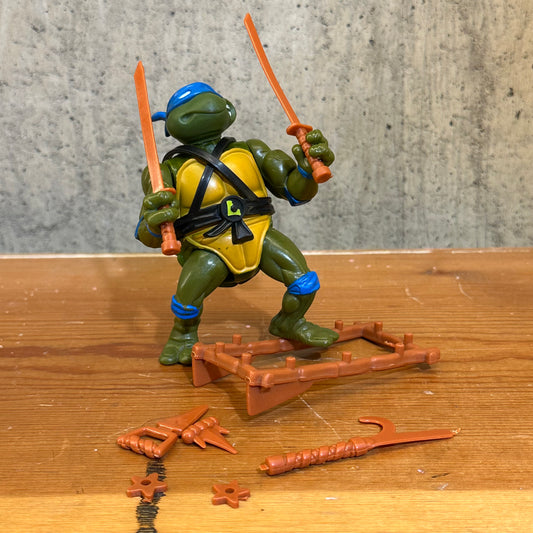 Leonardo 1988 TMNT Softhead Complete Vintage Ninja Turtles Action Figure Toy