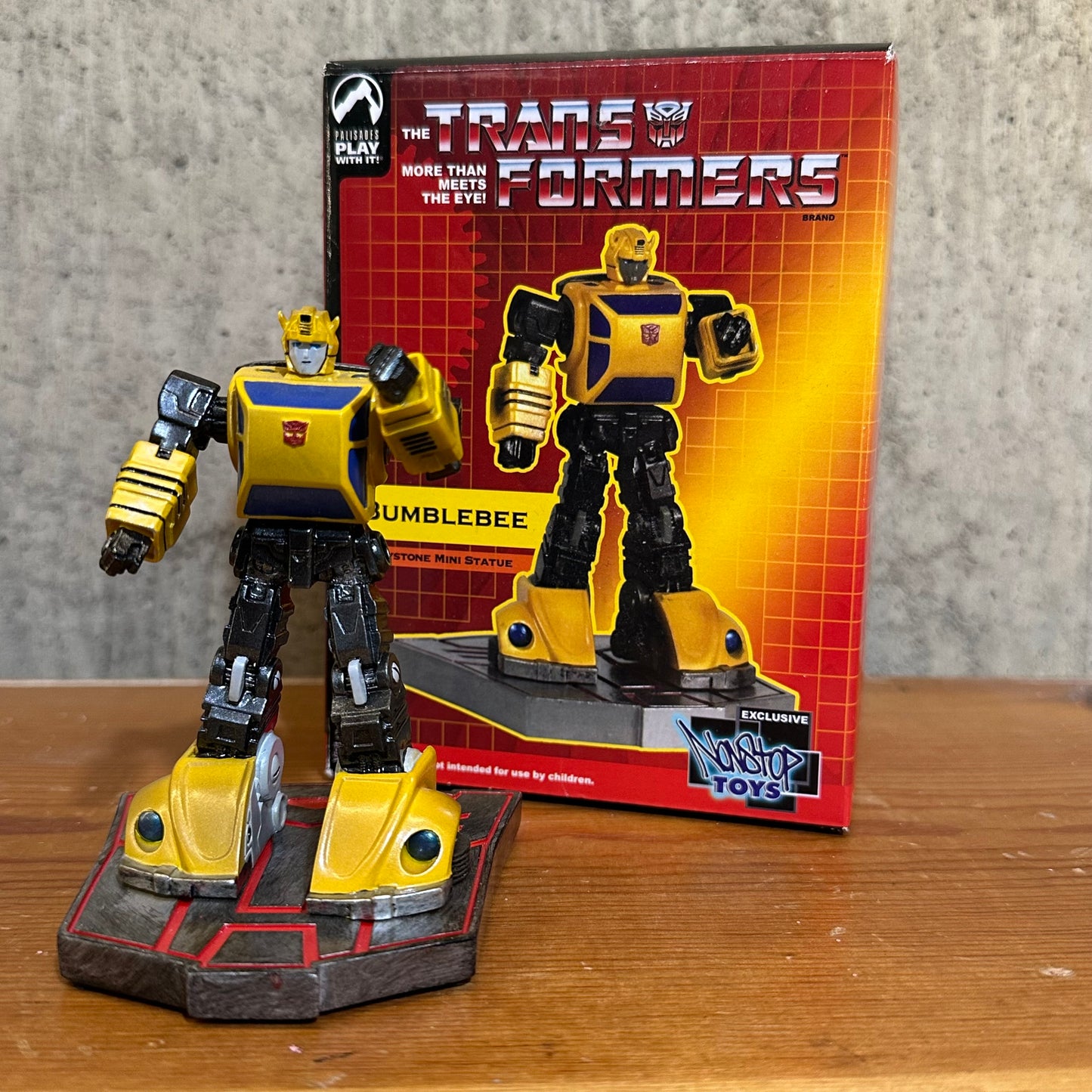 Bumblebee Palisades Polystone Mini Statue Transformers Autobot 4-5” Tall