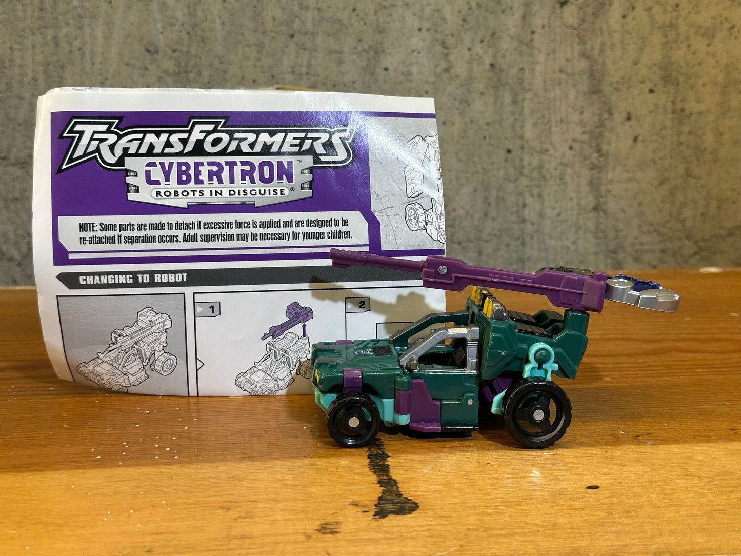 Hardtop Complete Transformers Cybertron RID Action Figure Robot Toy Decepticon