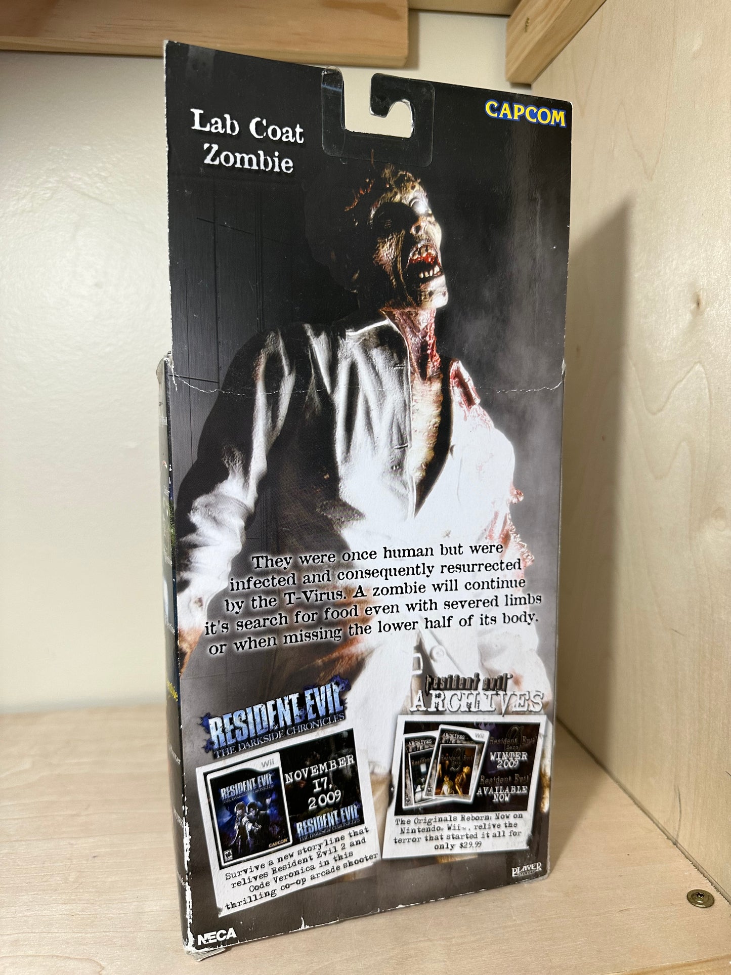 Resident Evil Archives Series 2 Neca Lab Coat Zombie Sealed Action Figure Toy