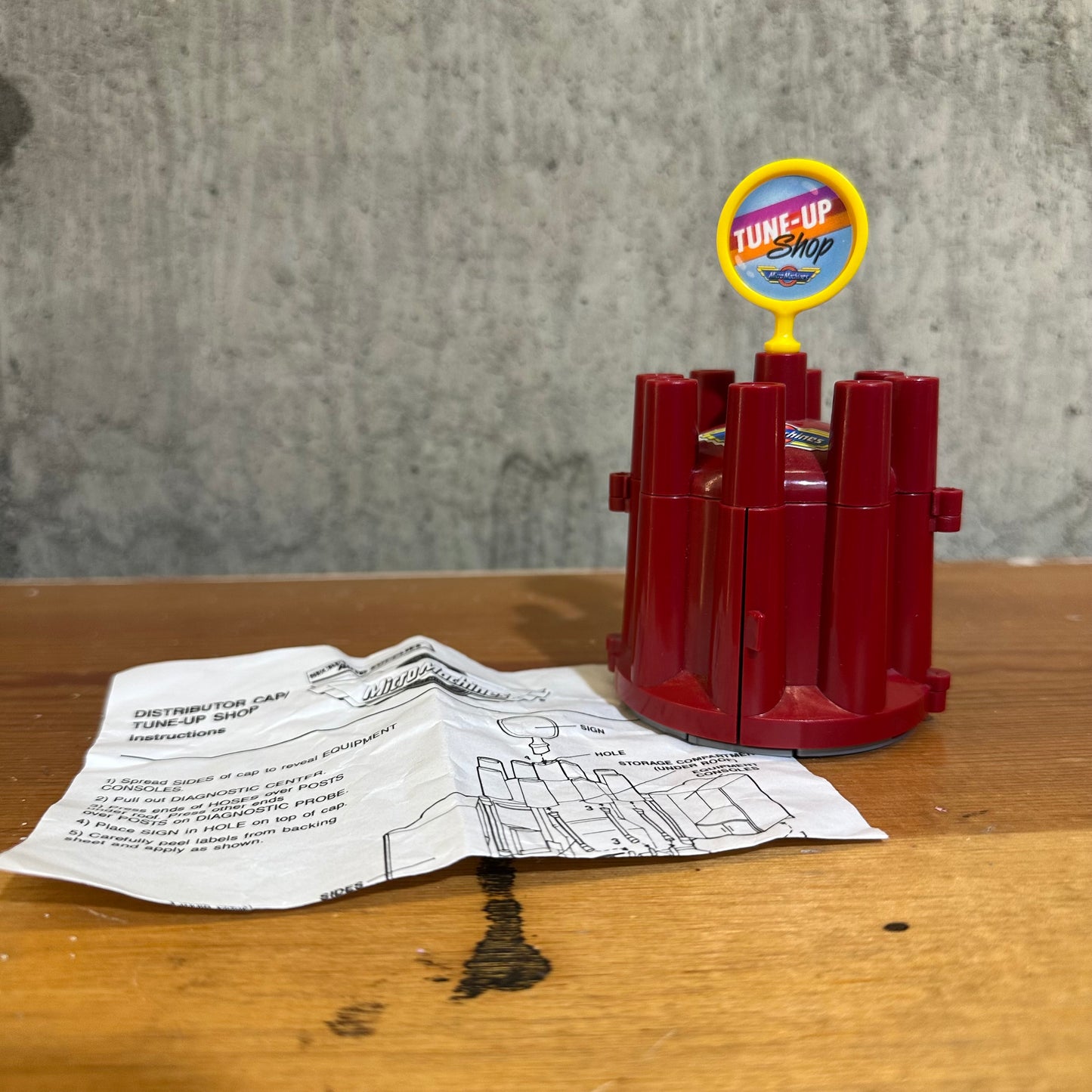 Micro Machines Distributor Cap/ Tune Up Shop Complete Set 1989