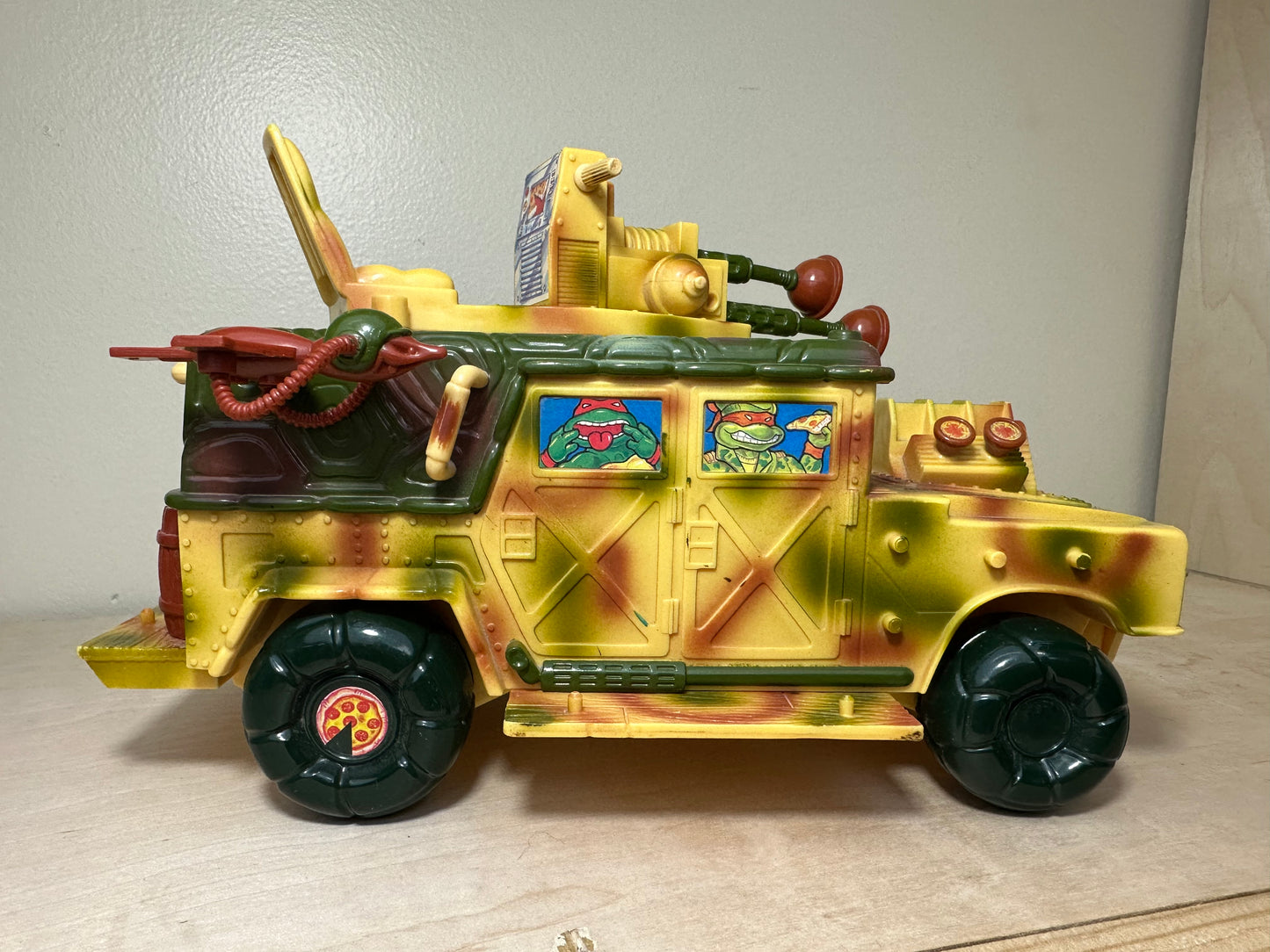 1992 TMNT Sand Cruiser Vehicle Incomplete Ninja Turtles Action Figure Toy