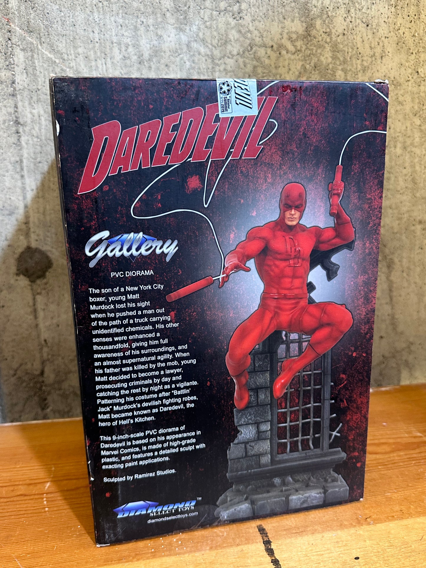 Daredevil Yellow Suit Variant Diamond Select Toys Marvel Gallery  PVC Diorama 2019
