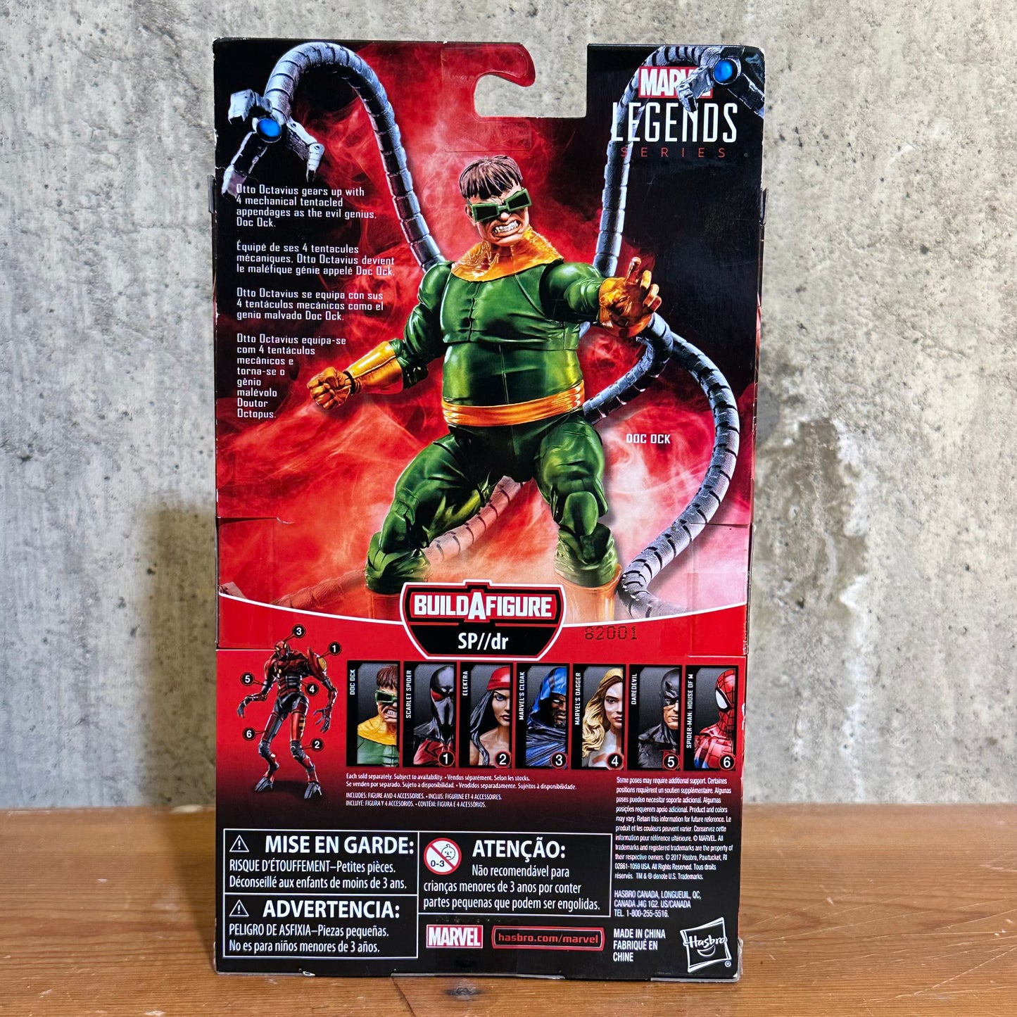 Doc Ock Marvel legends Sealed 6” Hasbro Action Figure 2017
