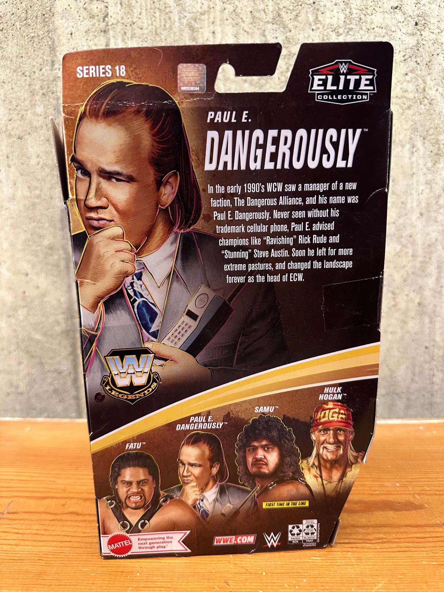 WWE Paul E Dangerously Elite Target Legends 18 Figure  Heyman Bloodline WCW ECW WWF