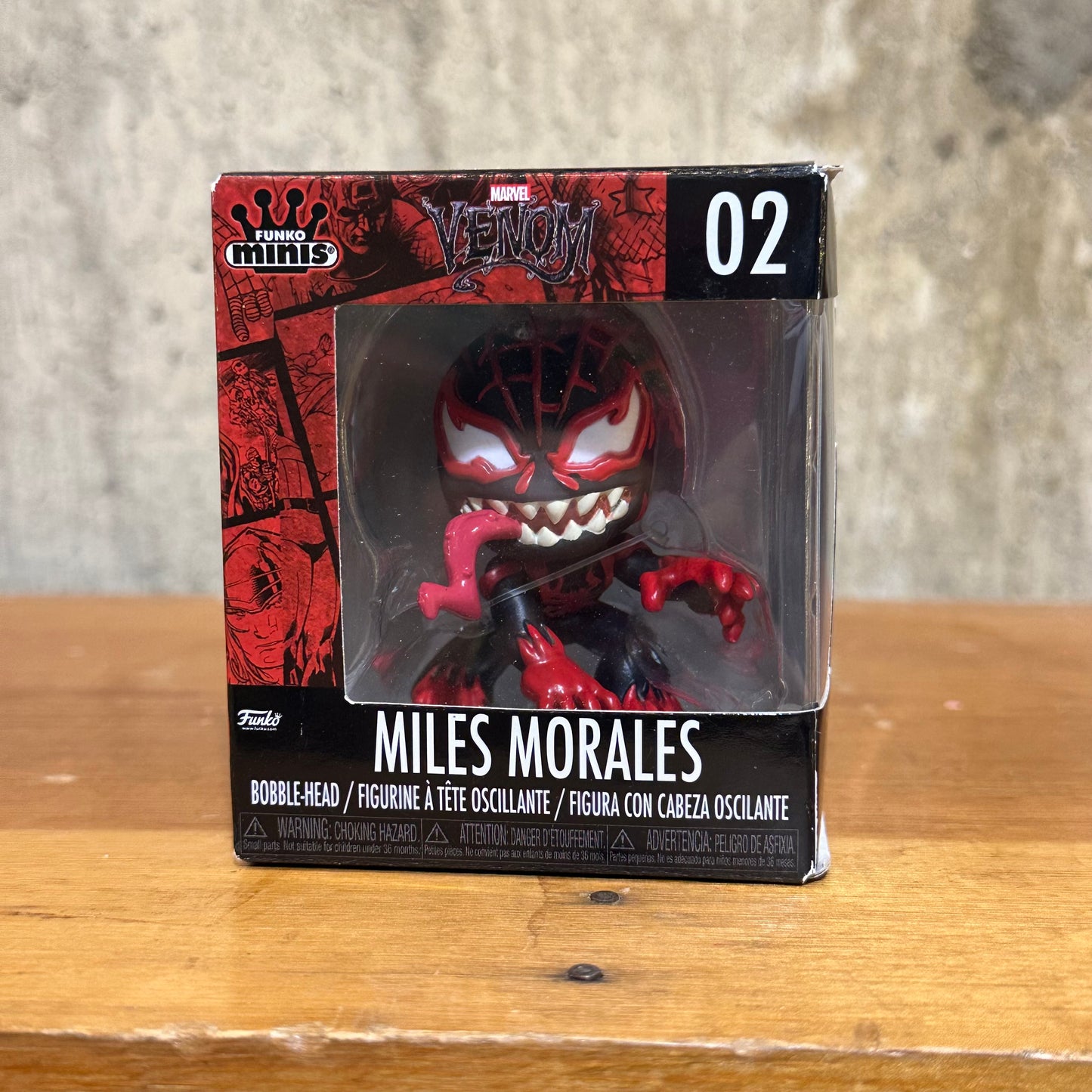 Venom Funko Minis Bobble-head Miles Morales spiderman