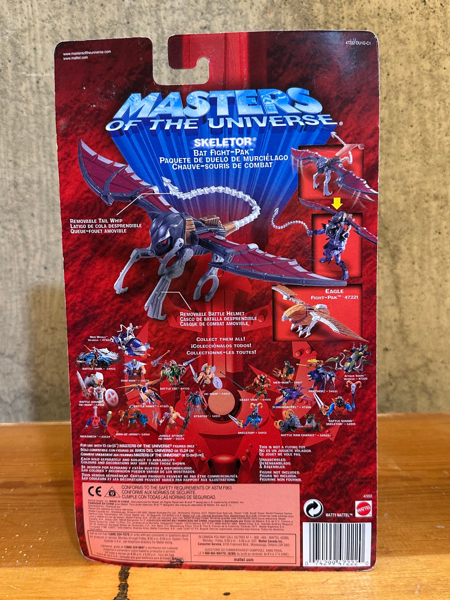 Skeletor Bat Fight-Pak MOC MOTU 200x Sealed Action Figure Toy Accessory