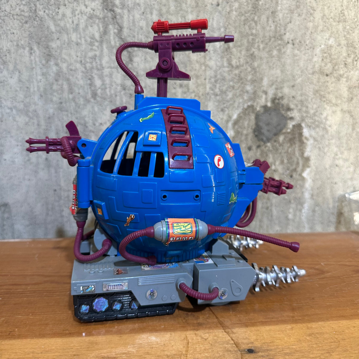 Technodrome Scout Vehicle incomplete Vintage TMNT Toy