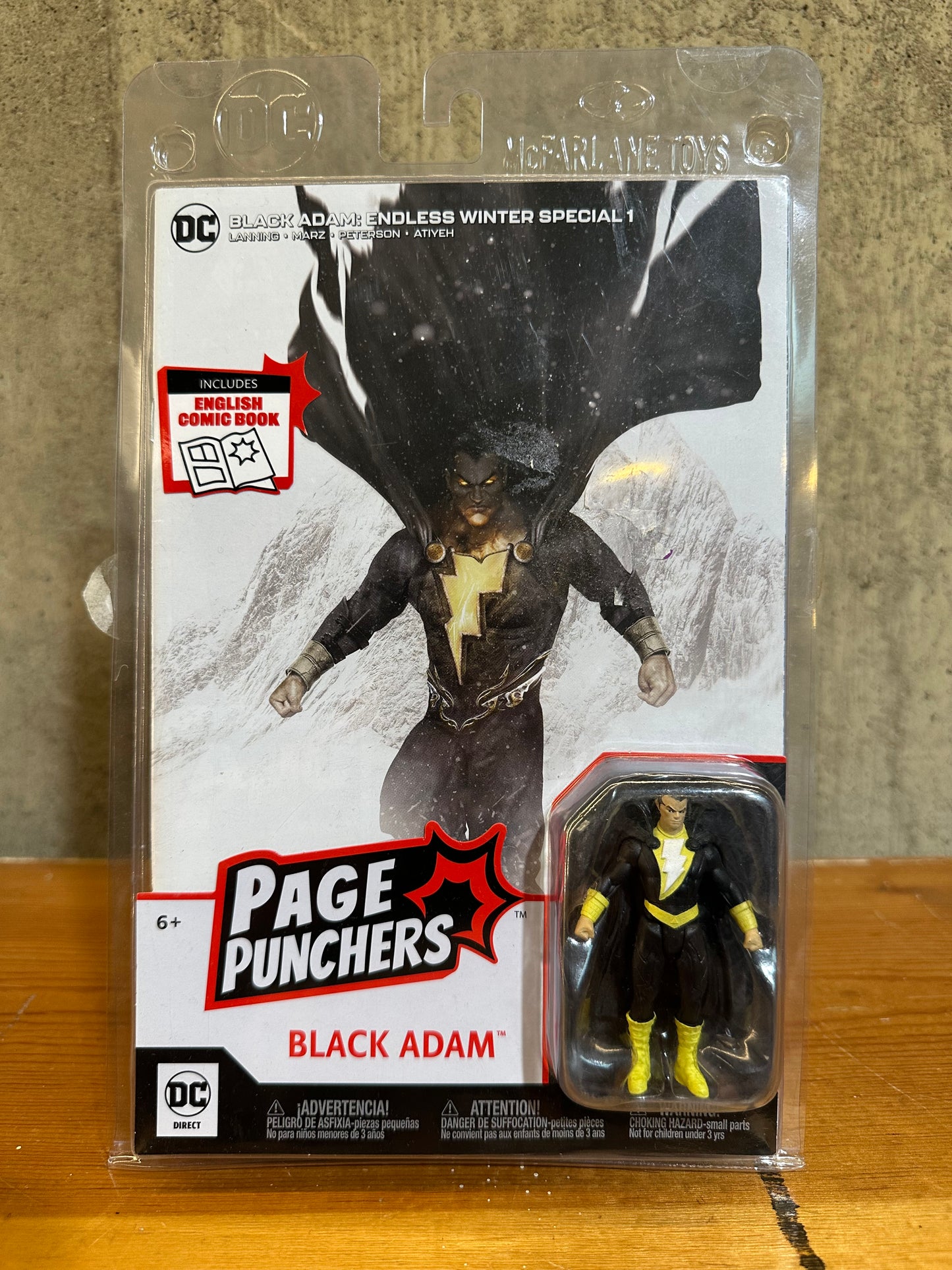 DC Universe Endless Winter Black Adam With 3" Figure DC Comics