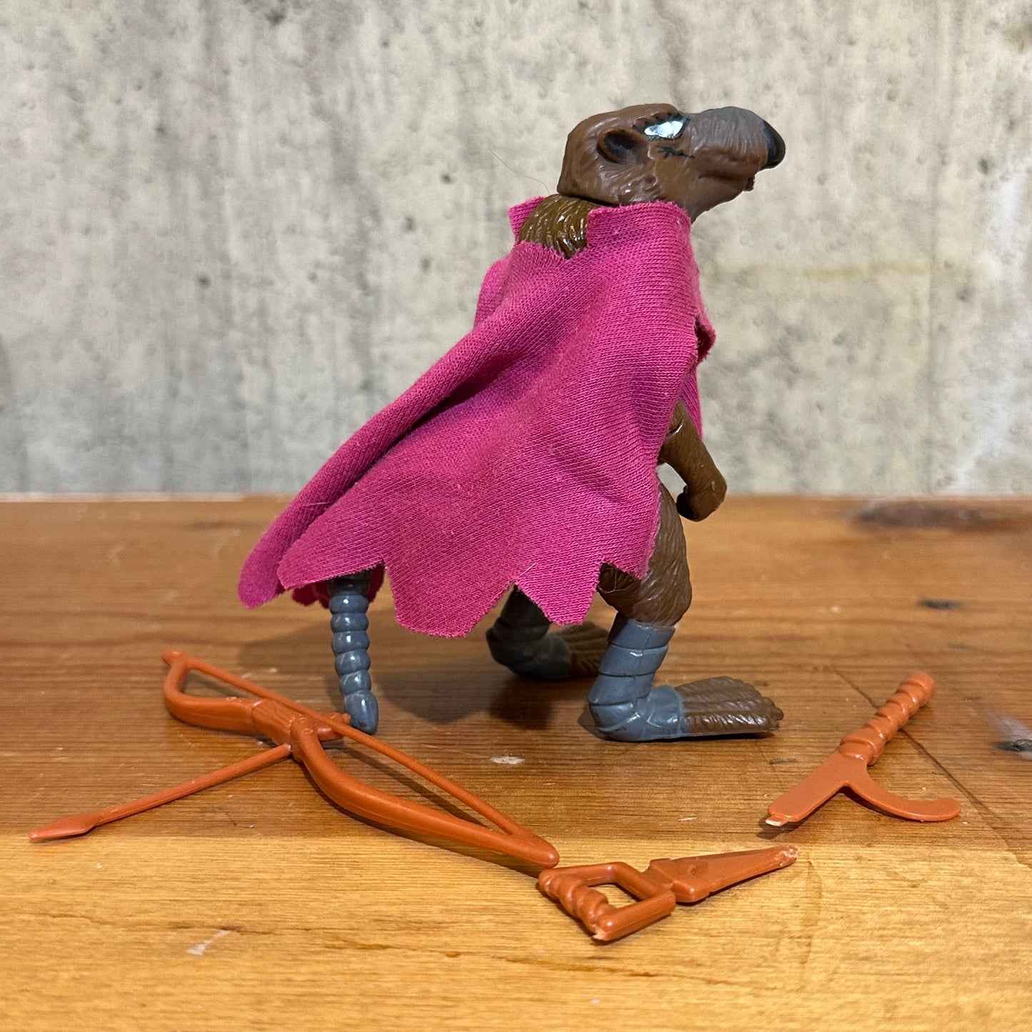 Soft Head Splinter TMNT Ninja Turtles Incomplete Action Figure Toy